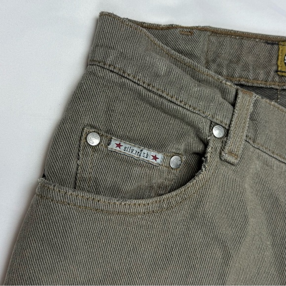 Vtg Levis SilverTab Lean Men Jeans 30 x 33 Slim Fit 90s Dark Beige Distressed B8 - Picture 6 of 11